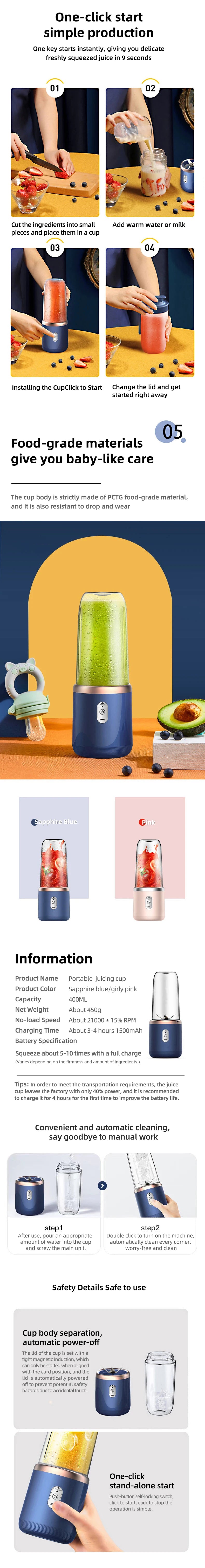 Blendie™ Portable Juicer